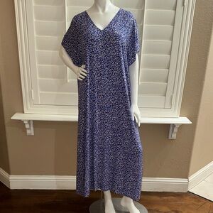 Summersalt Easy Breezy Voile Maxi Dress Cover-Up Twilight Floral